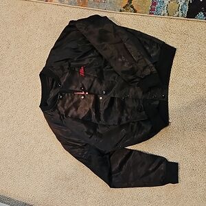 Satin bomber jacket
